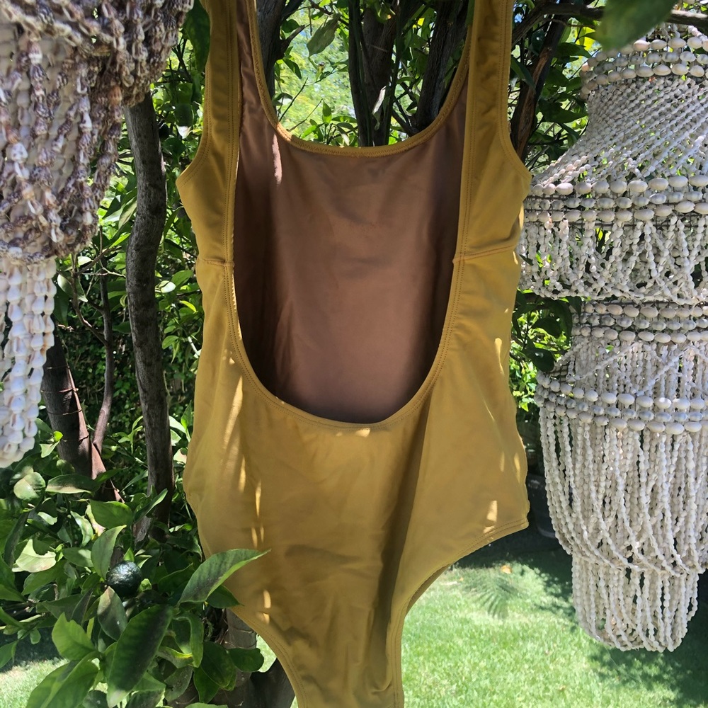 Nu Swim Low Back One Piece Swimsuit